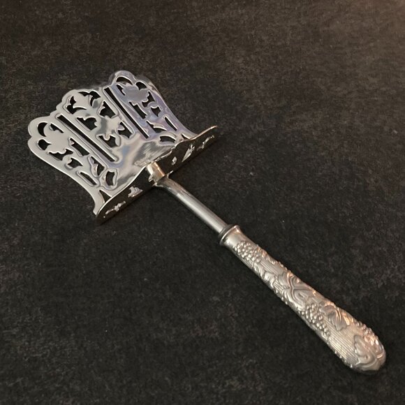 Christofle Albi Silver Plated Asparagus Cake Openwork Server - Picture 1 of 6